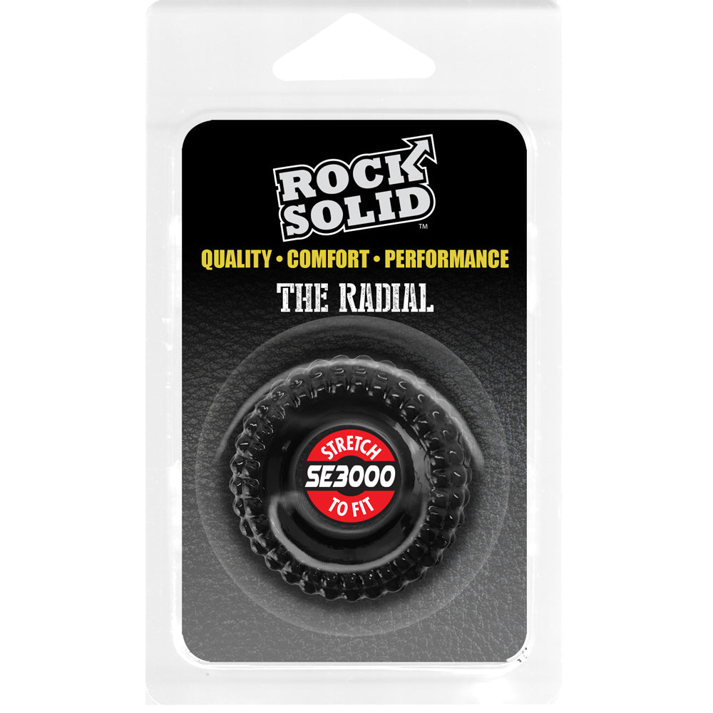 Rock Solid Radial Black | 6768903848504 | Discreet Personal Wellness