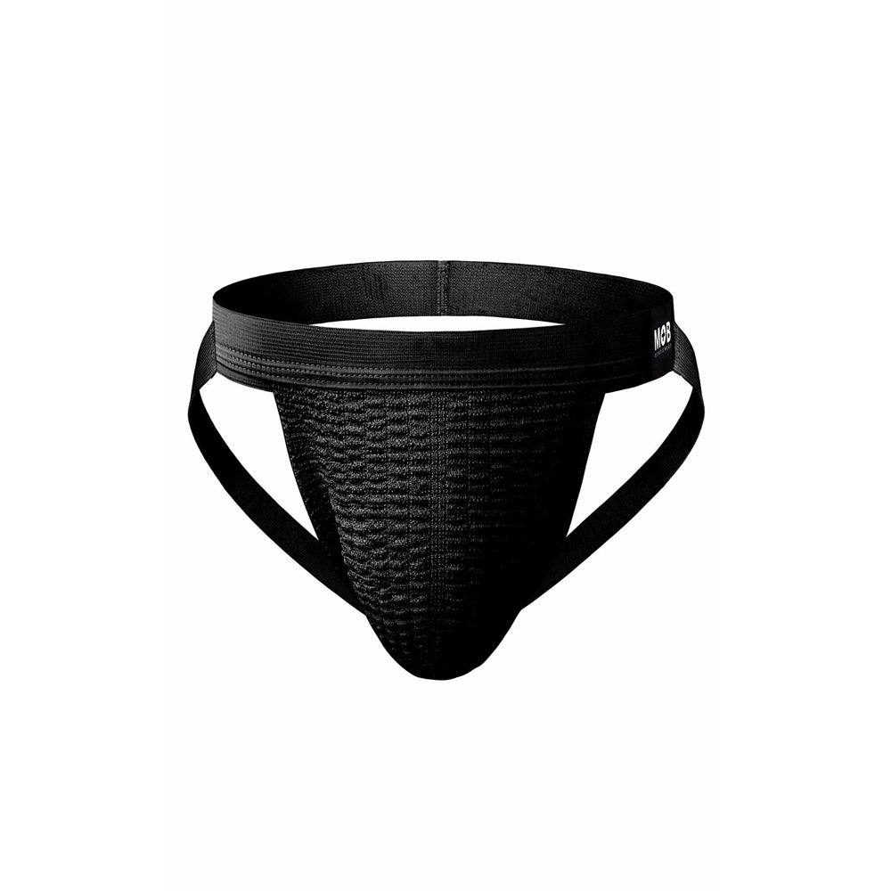 Mob Fetish Swim Jockstrap Black Small | 677355443839 | Discreet Personal Wellness
