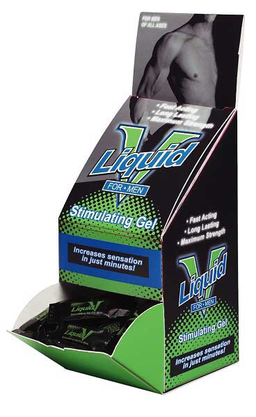 Liquid V For Men Tube Display (50 Count) | 679359000070 | Discreet Personal Wellness