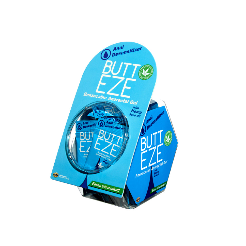 Butt Eze Sample Packet 50Ct Fishbowl | 679359001121 | Discreet Personal Wellness