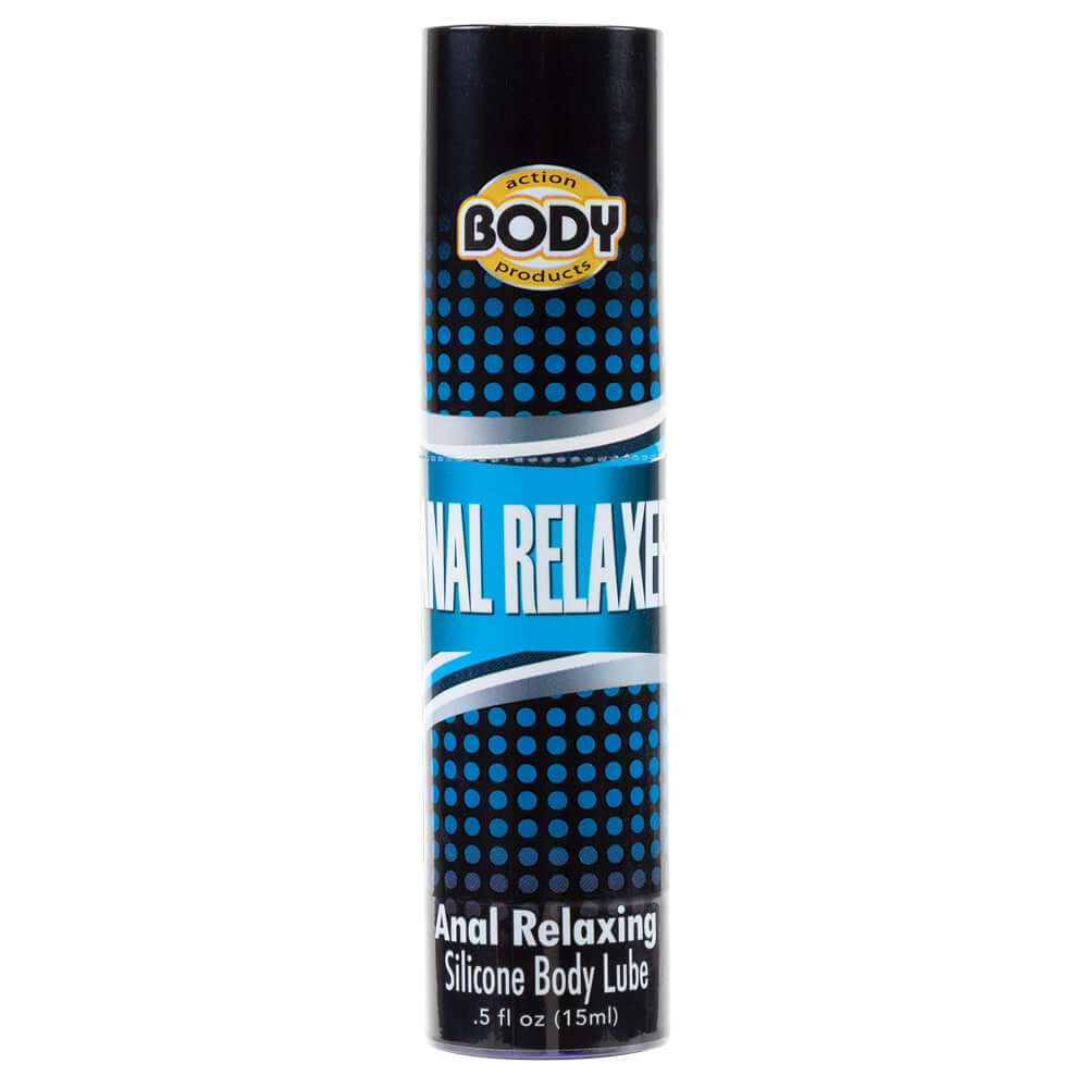 Body Action Anal Relaxer Silicone Lubricant 0.50 oz Bottle | 679359001787 | Discreet Personal Wellness