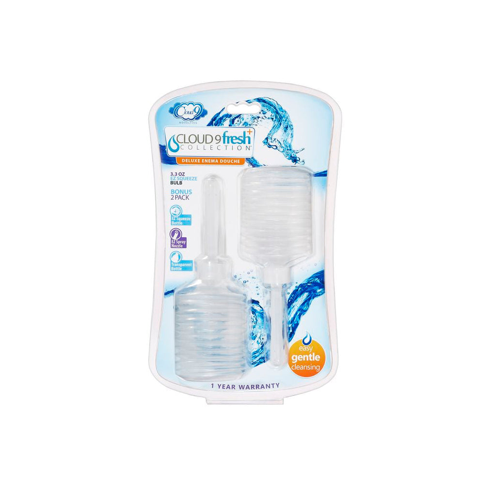 Cloud 9 Fresh + Portable Anal Enema Douche 3.3 oz. | 685239852615 | Discreet Personal Wellness