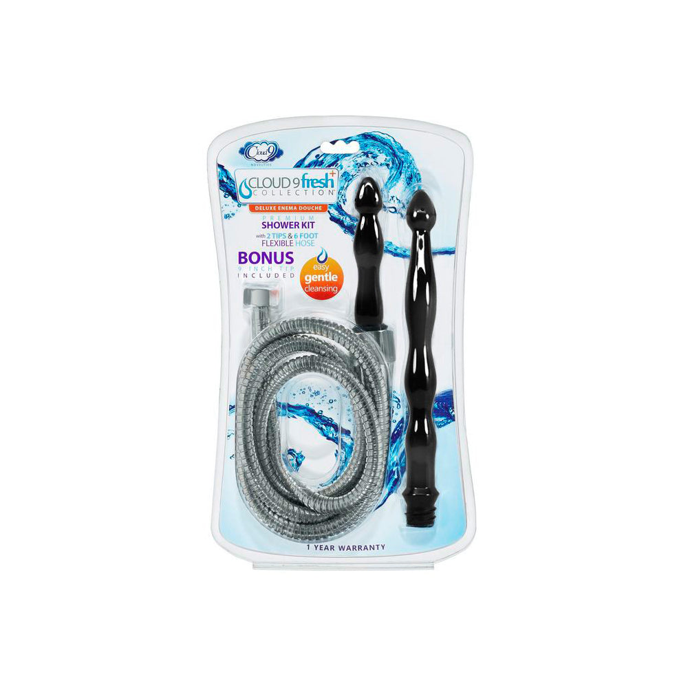 Cloud 9 Fresh + Deluxe Anal Enema Premium Shower Kit | 685239852738 | Discreet Personal Wellness