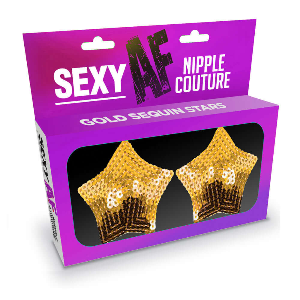 Sexy Af Nipple Gold Stars | 685634103145 | Discreet Personal Wellness
