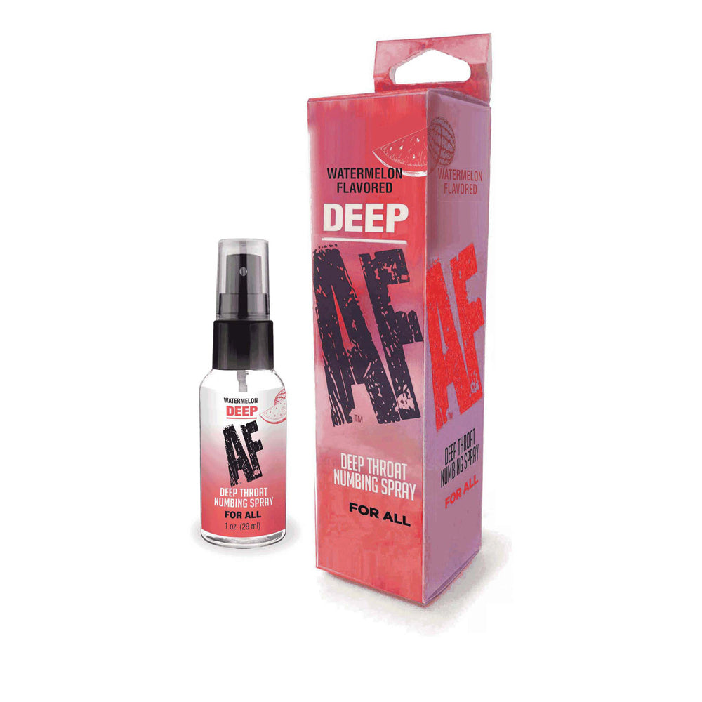 Deep AF Numbing Oral Spray 1oz - Watermelon | 685634110624 | Discreet Personal Wellness