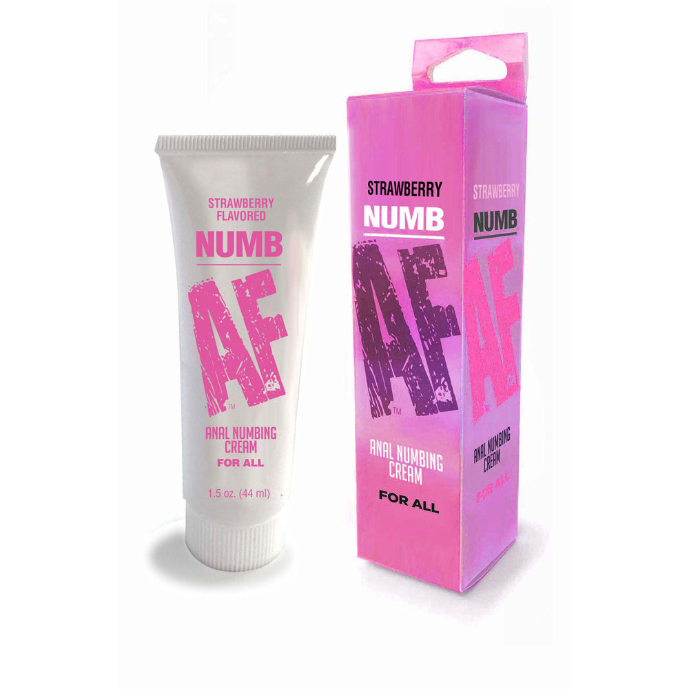 Numb Af Anal Desensitizer Strawberry 1.5 oz. | 685634111256 | Discreet Personal Wellness