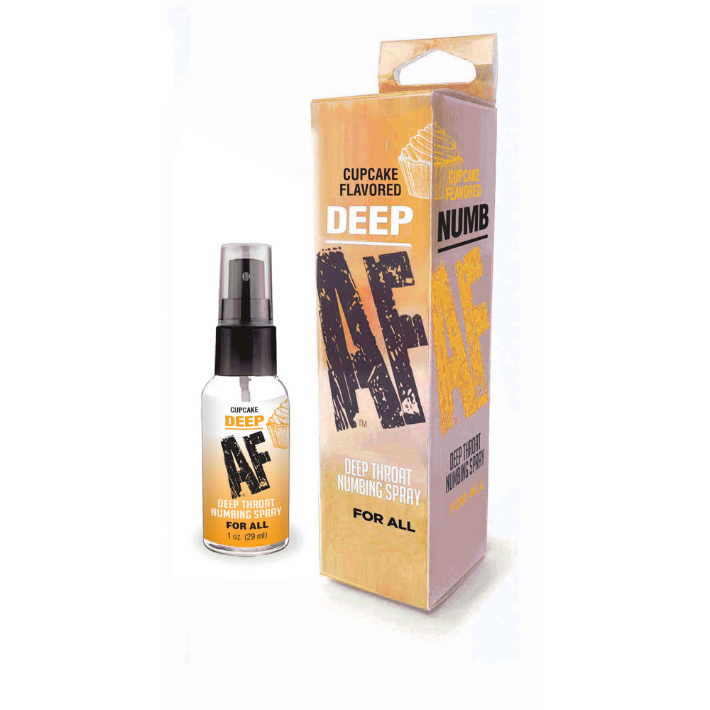 Deep Af Deep Oral Spray Cupcake 1 oz. | 685634111324 | Discreet Personal Wellness