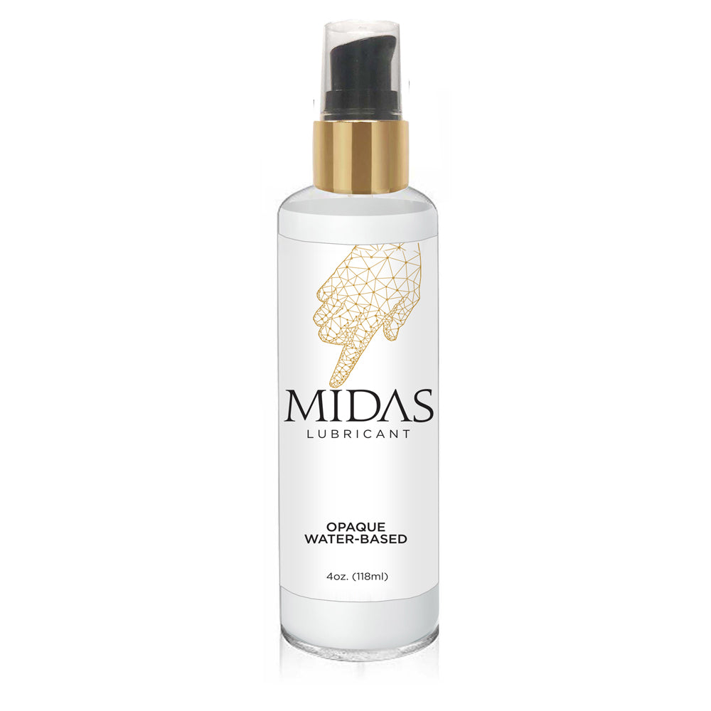 Midas Waterbased Opaque Lube 4 oz. | 685634111683 | Discreet Personal Wellness