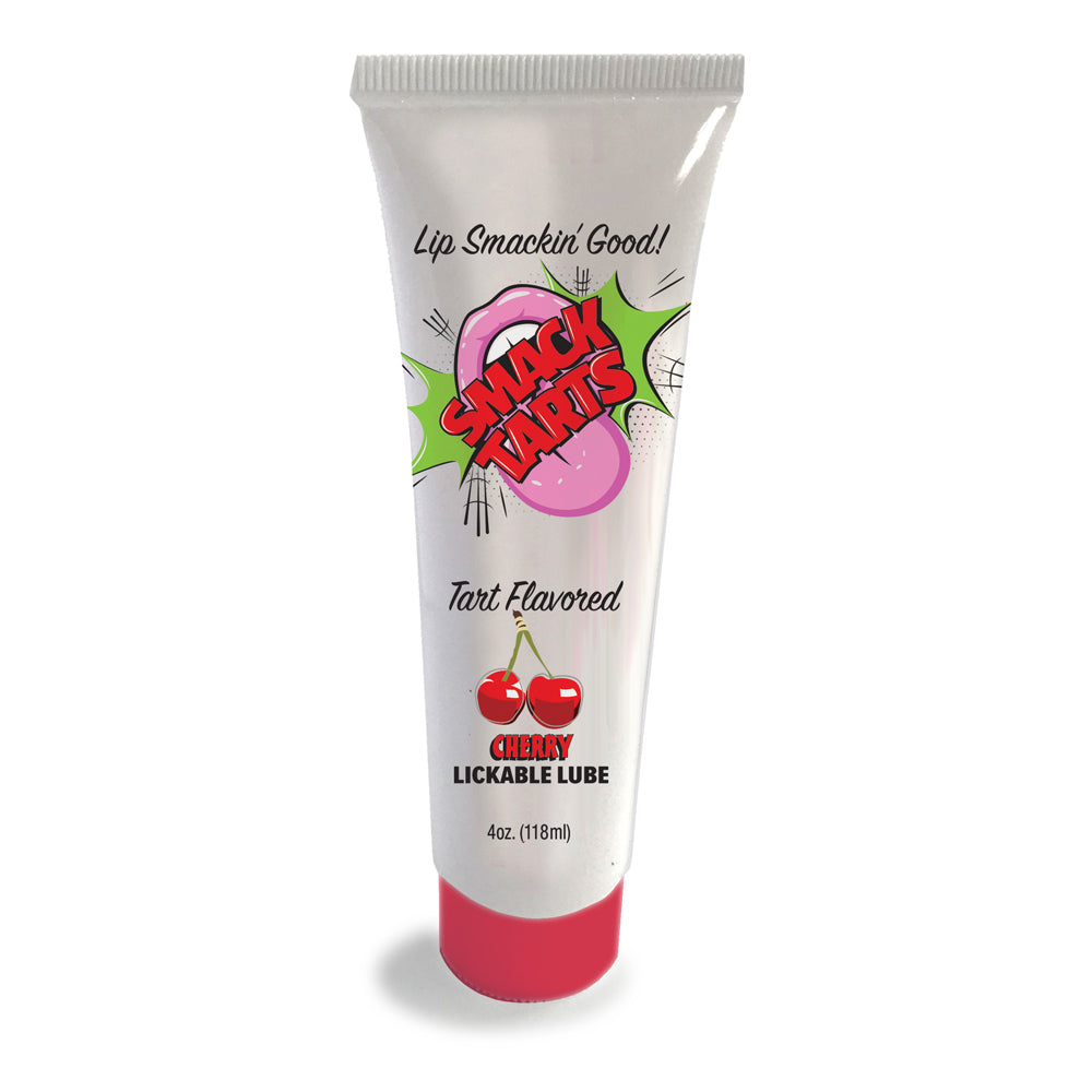 Smack Tarts Lickable Sour Cherry Lube 4 oz. | 685634111881 | Discreet Personal Wellness