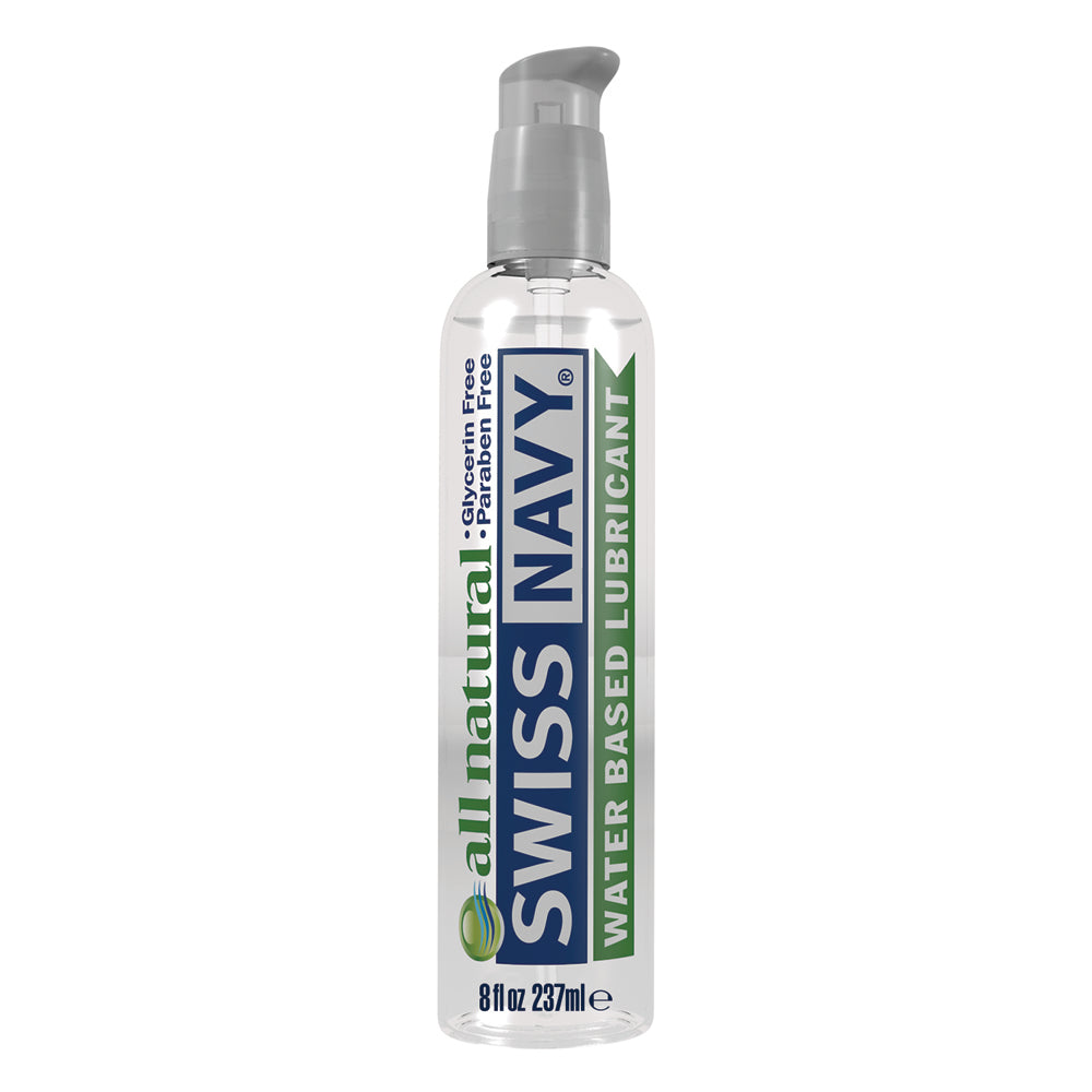 Swiss Navy Natural Lubricant 8 oz. | 699439007782 | Discreet Personal Wellness