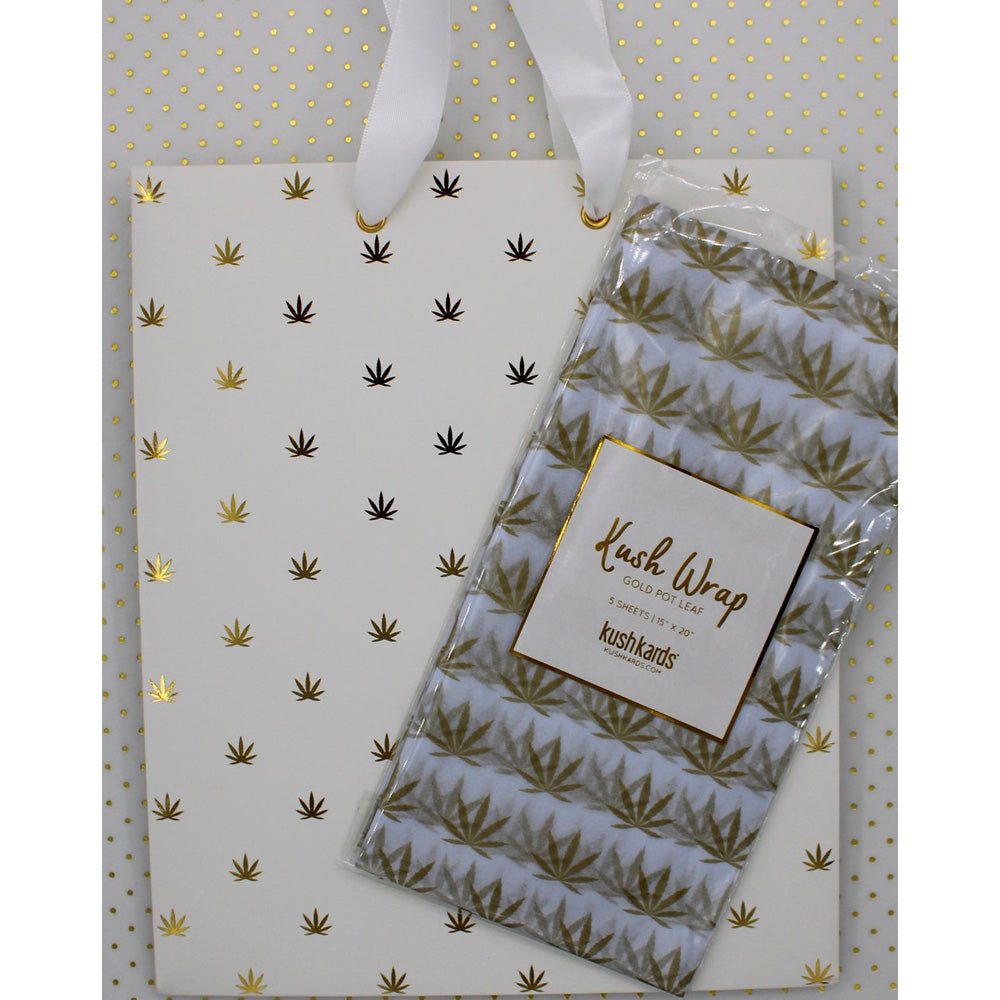 Gold/White Gift Wrap Set | 706547504260 | Discreet Personal Wellness