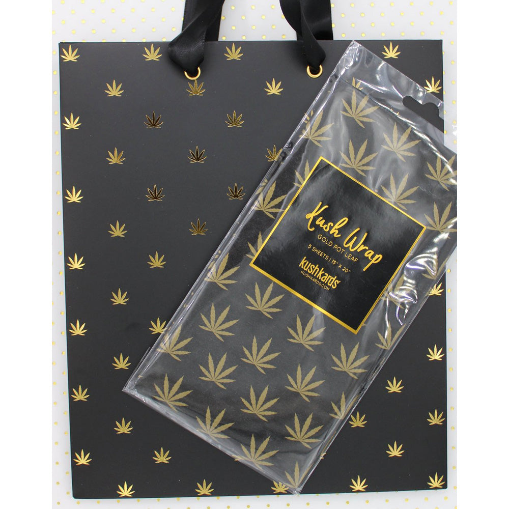 Gold/Black Gift Wrap Set | 706547505090 | Discreet Personal Wellness