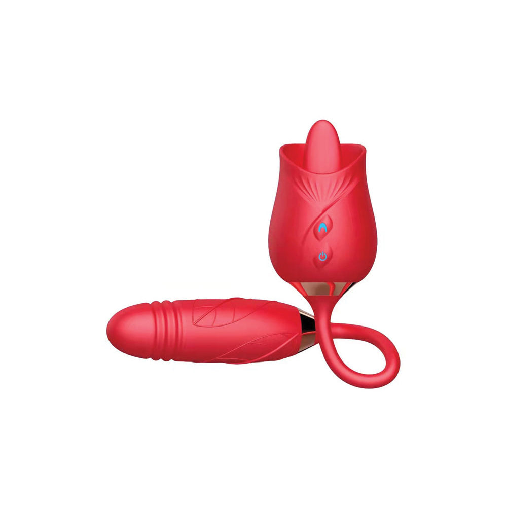Savage Thrusting Rose Red | 707331803569 | Discreet Personal Wellness