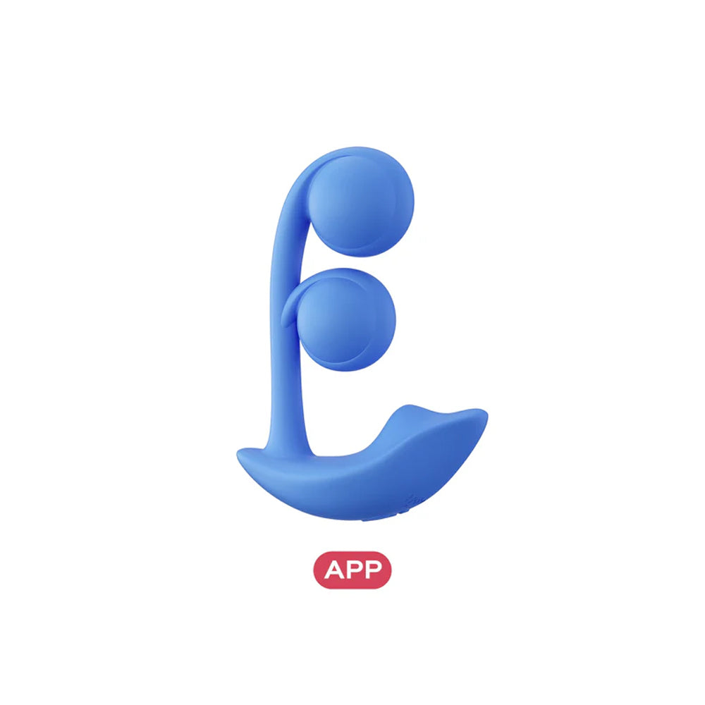 Melody Clitoris & G-Spot Vibrator Blue | 710022365215 | Discreet Personal Wellness