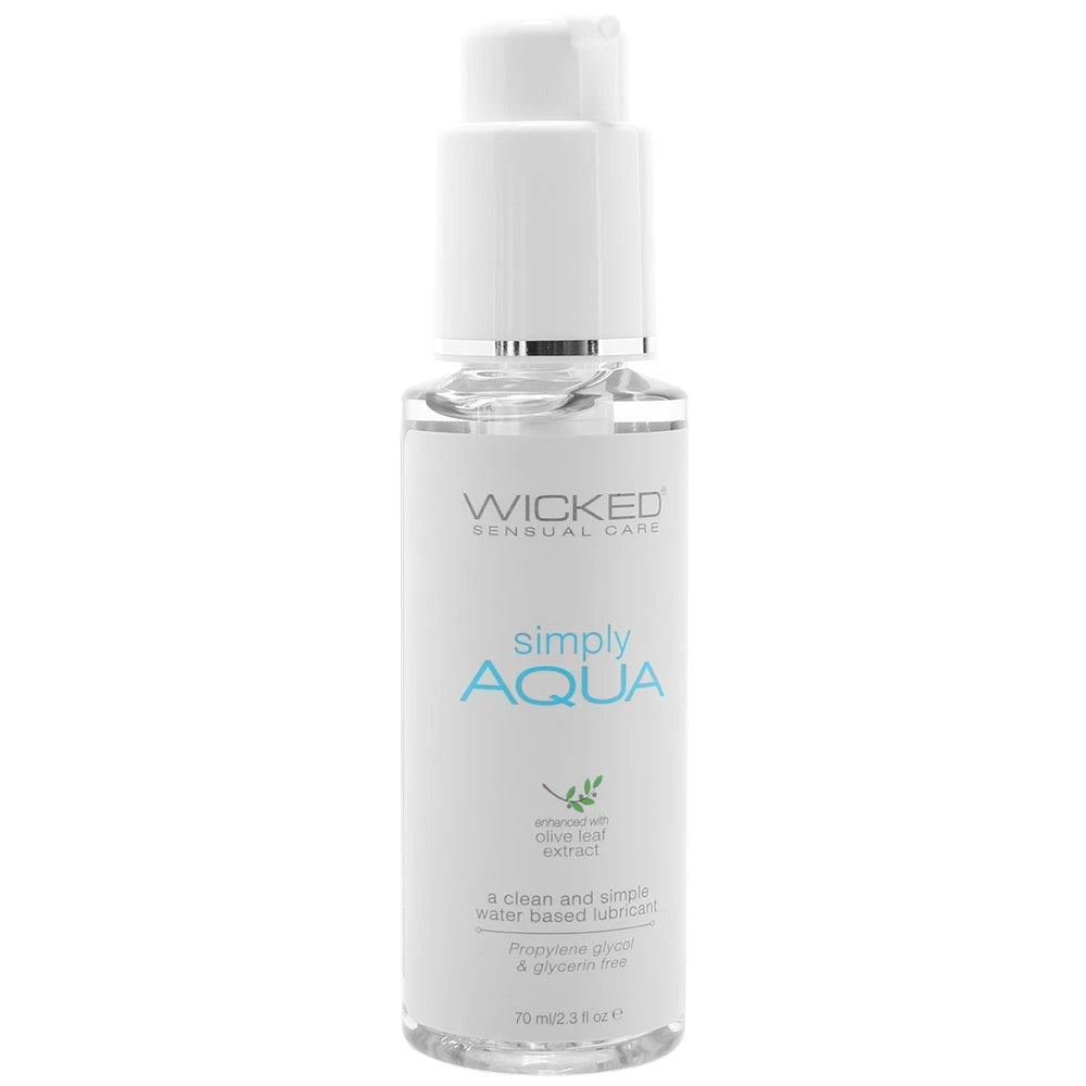 Simply Aqua Lube 2.3 oz. | 713079911022 | Discreet Personal Wellness