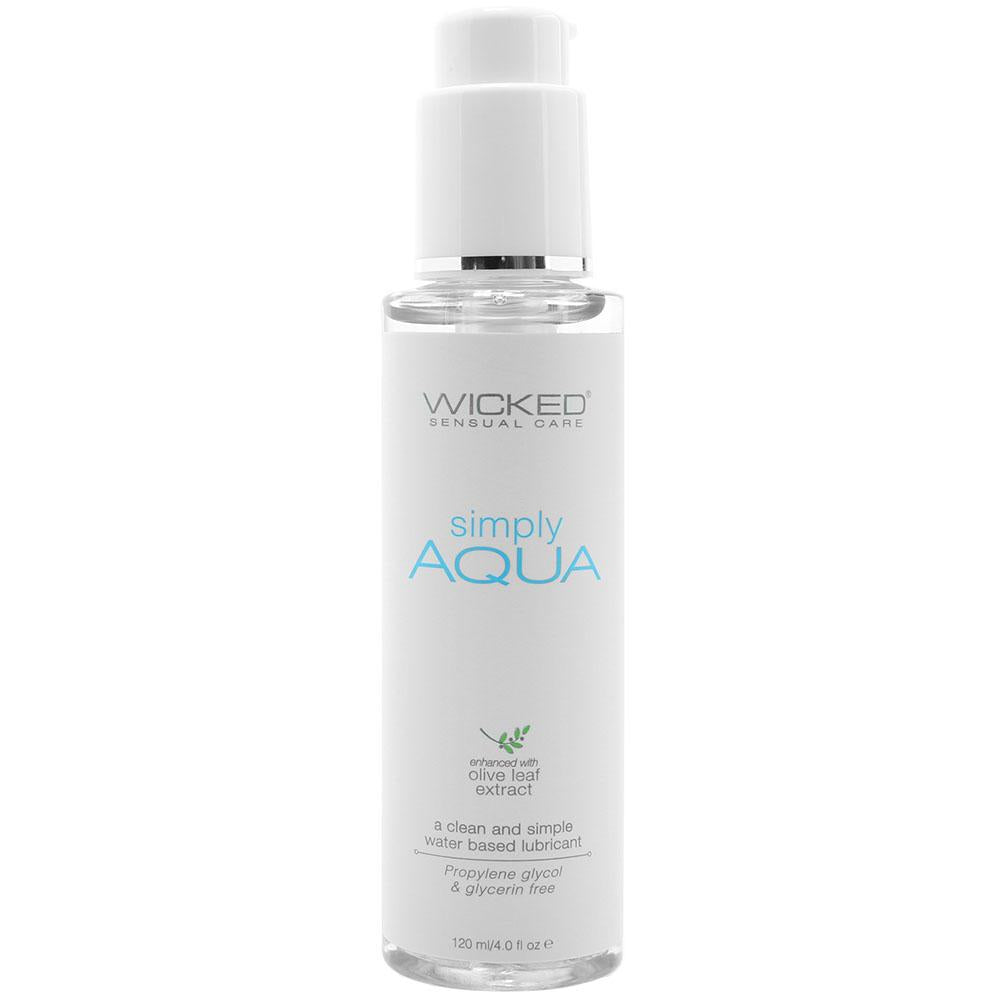 Simply Aqua Lube 4 oz. | 713079911046 | Discreet Personal Wellness