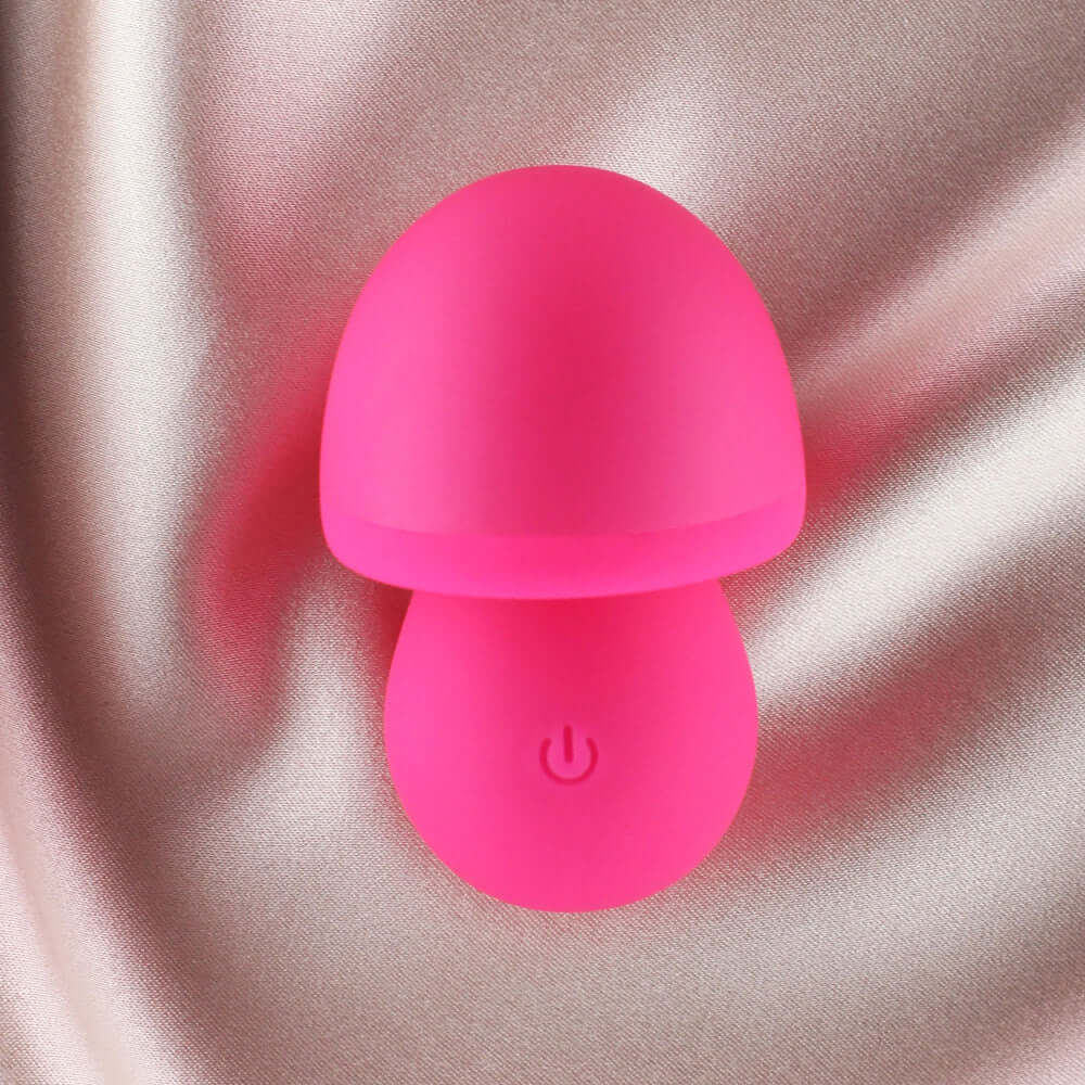 Albert Mushroom Shaped Tongue Vibrator Pink | 716715771592 | Discreet Personal Wellness