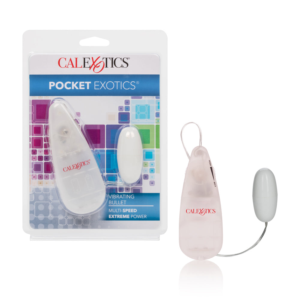Pocket Exotics Vibrating Bullet Gray | 716770004031 | Discreet Personal Wellness