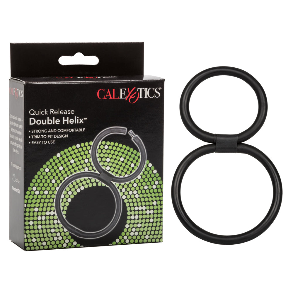 Quick Release Double Helix Black | 716770016270 | Discreet Personal Wellness
