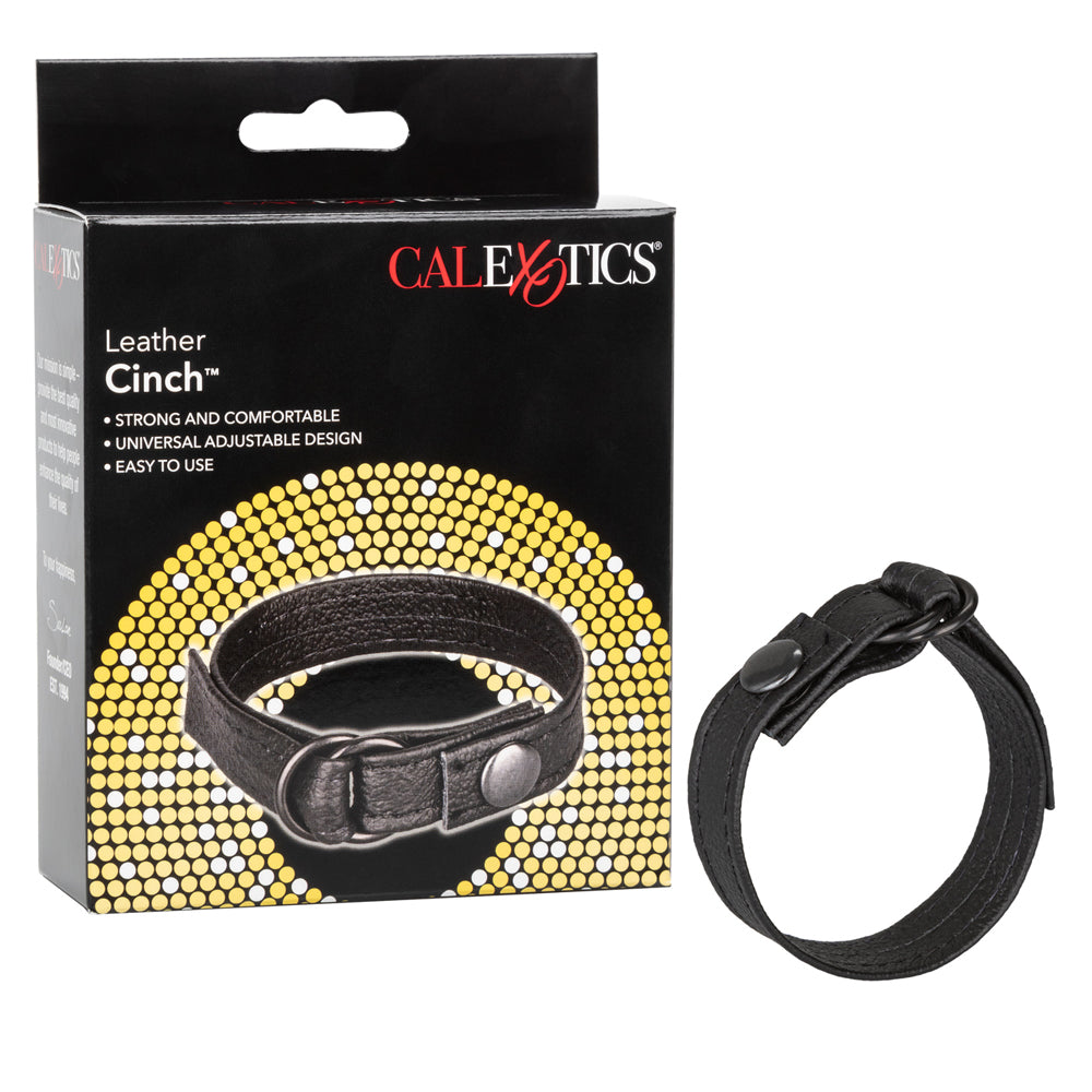Leather Cinch Black | 716770016317 | Discreet Personal Wellness