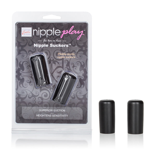 Nipple Play Nipple Suckers Black | 716770016430 | Discreet Personal Wellness