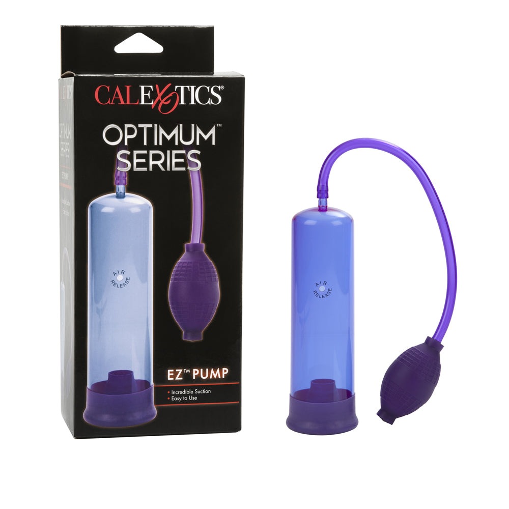 Optimum Series EZ Pump Blue | 716770023087 | Discreet Personal Wellness