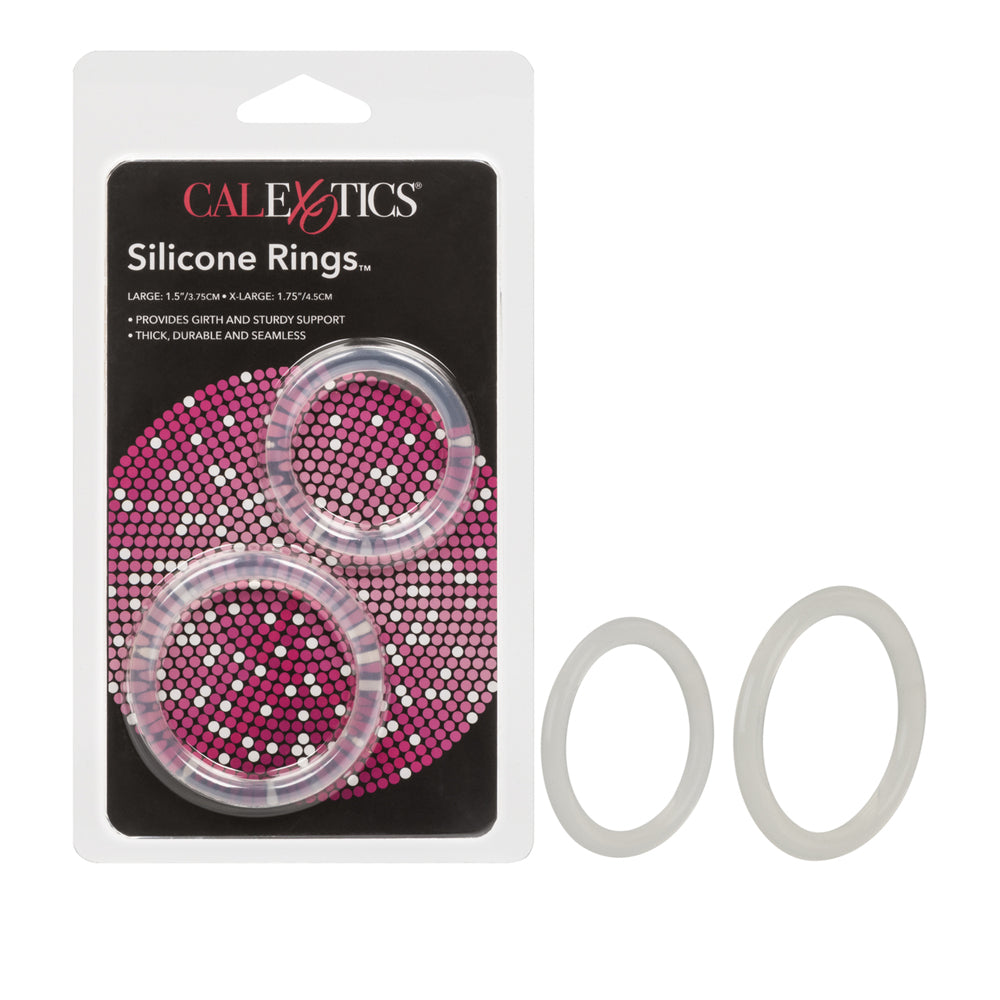 Silicone Rings Clear | 716770025920 | Discreet Personal Wellness