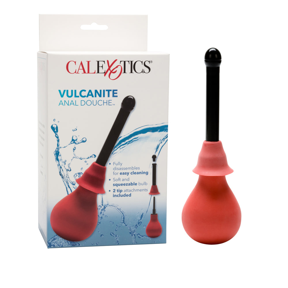Vulcanite Anal Douche Black | 716770027764 | Discreet Personal Wellness