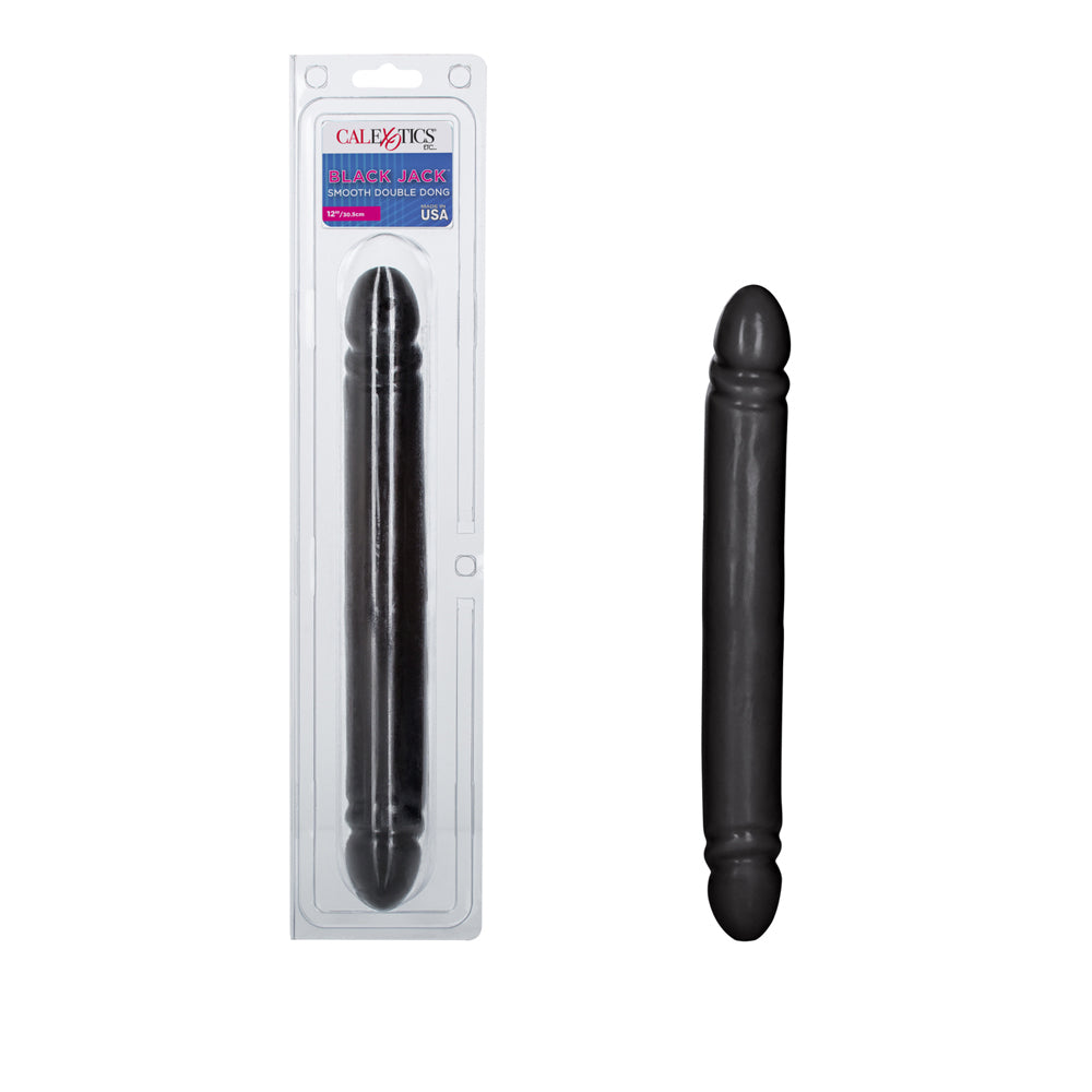 Smooth Double Penis Black | 716770028907 | Discreet Personal Wellness