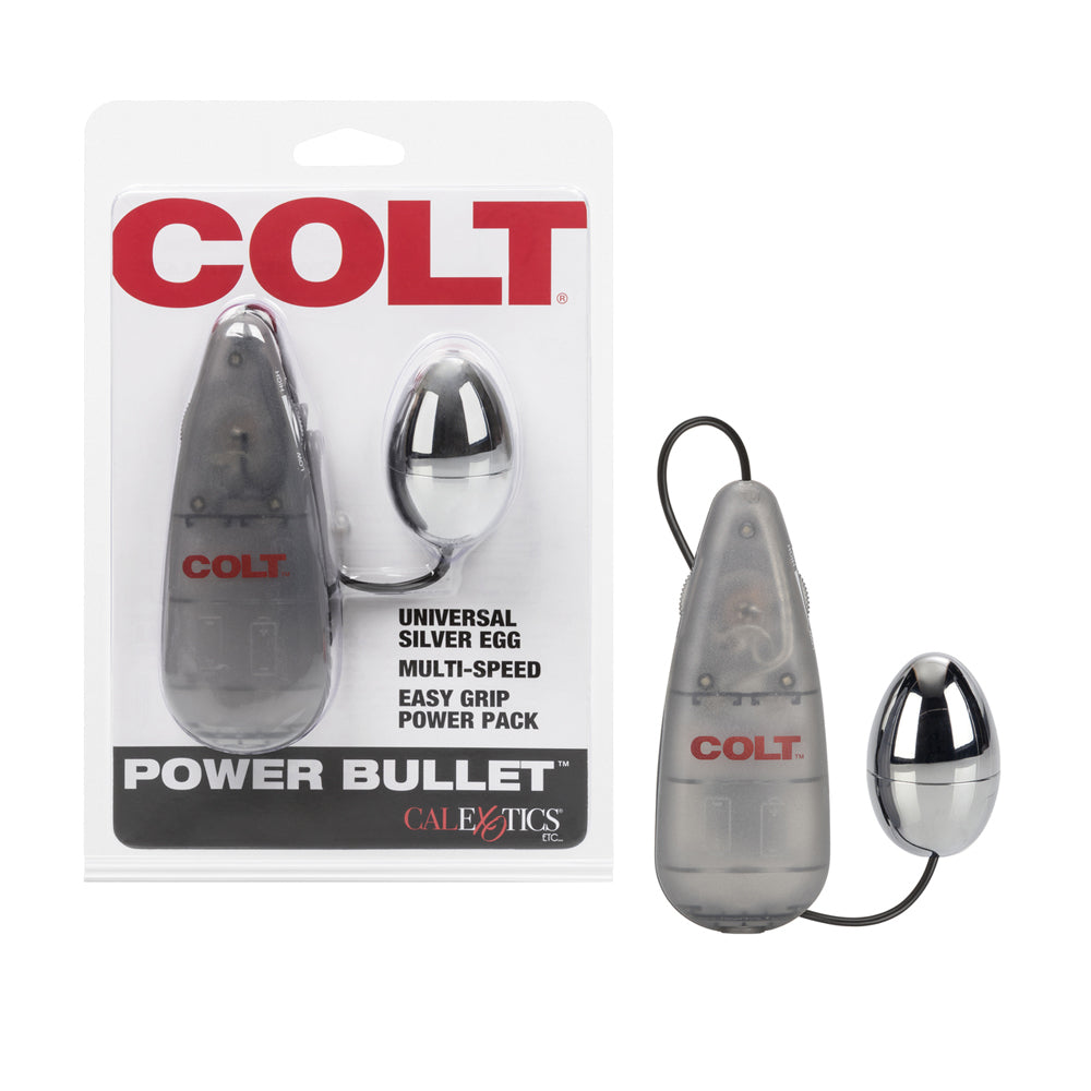 Colt Power Bullet Silver Egg | 716770032850 | Discreet Personal Wellness