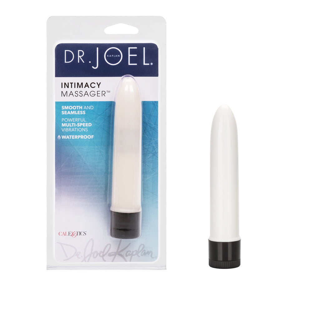 Dr. Joel Kaplan Intimacy Massager 4.5" White | 716770033390 | Discreet Personal Wellness