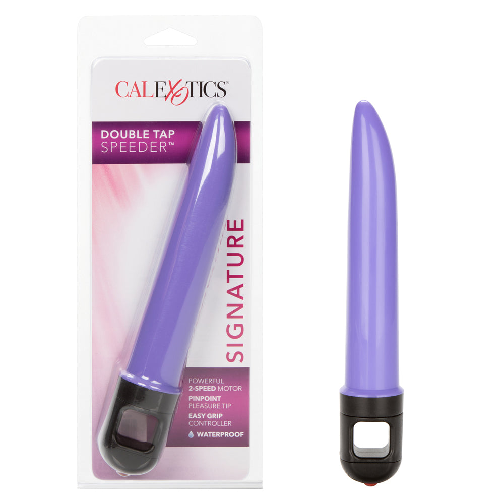 Double Tap Speeder Purple | 716770036605 | Discreet Personal Wellness