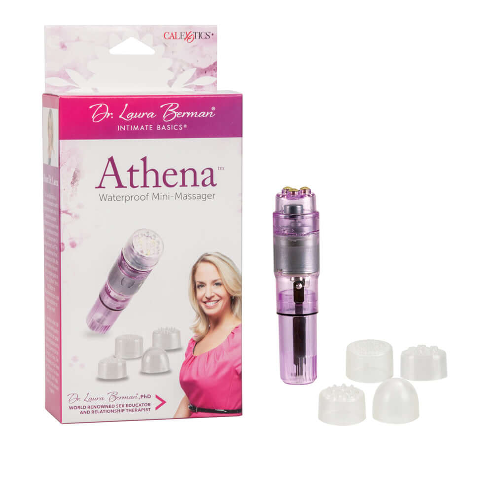 Dr. Laura Berman Athena Waterproof Mini-Massager | 716770036797 | Discreet Personal Wellness