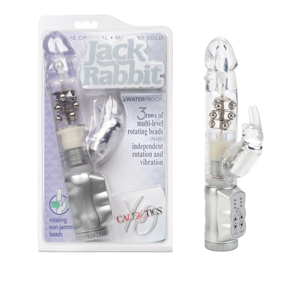Jack Rabbit Waterproof Jack Rabbit 3 Rows Silver | 716770040275 | Discreet Personal Wellness