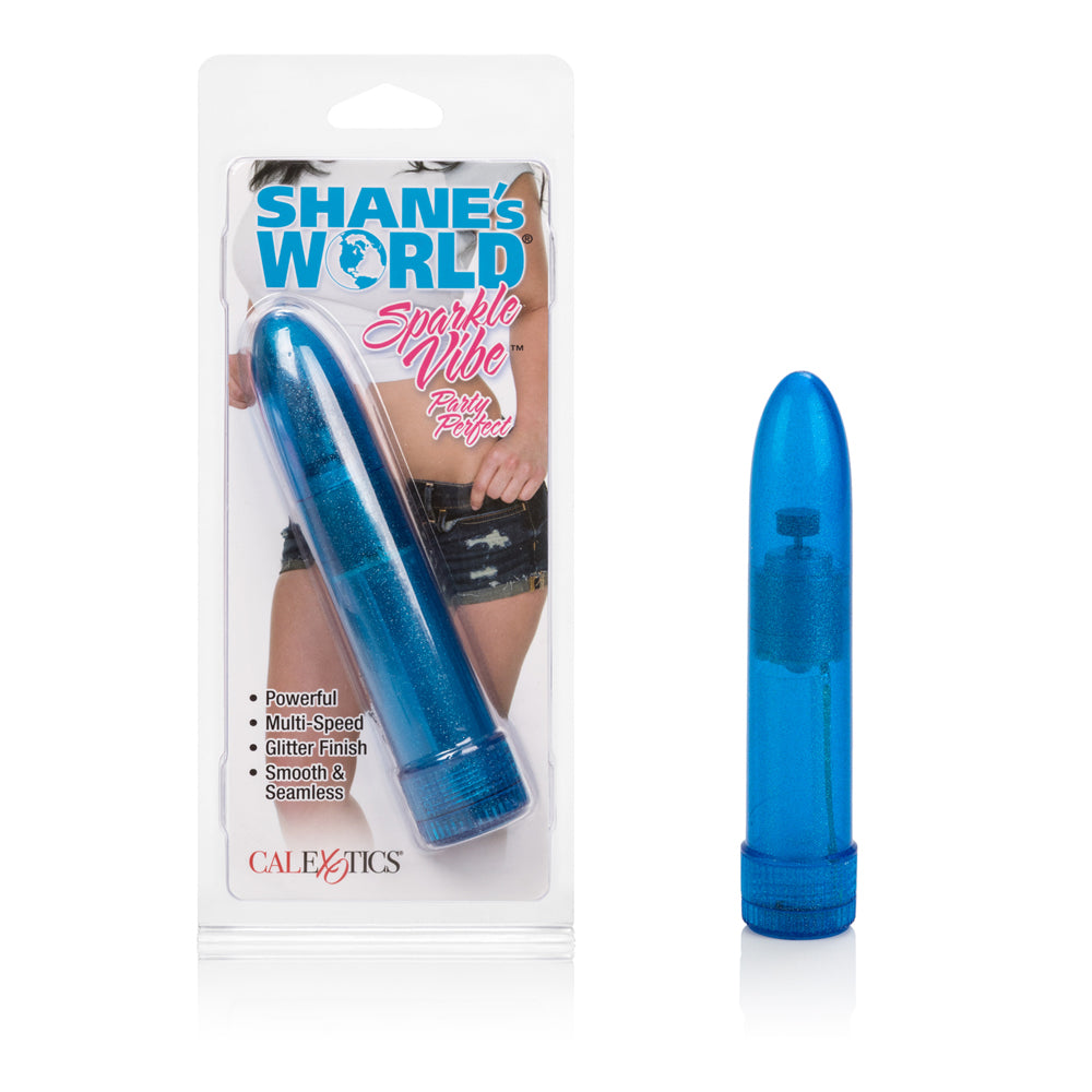 Shane's World Sparkle Vibe Blue | 716770043160 | Discreet Personal Wellness