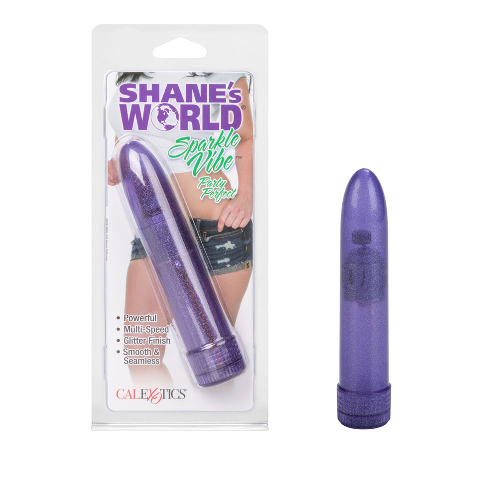 Shane's World Sparkle Vibe Purple | 716770043177 | Discreet Personal Wellness