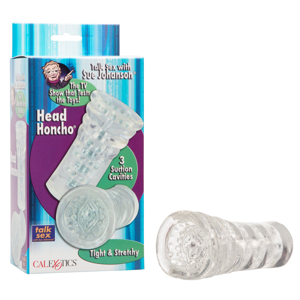 Sue Johanson Head Honcho Clear | 716770044105 | Discreet Personal Wellness