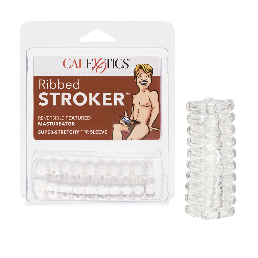 Ribbed Stroker Clear | 716770048905 | Discreet Personal Wellness