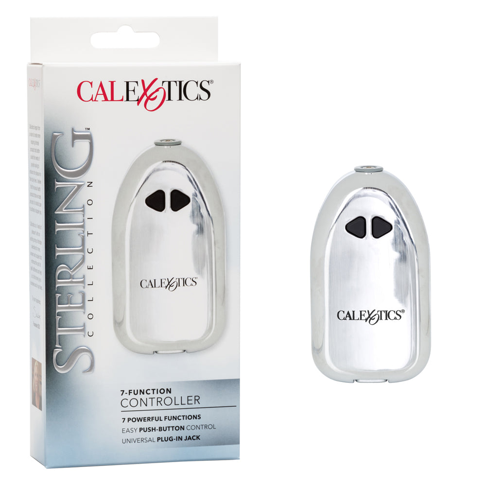 Sterling Collection 7 Function Controller Silver | 716770054036 | Discreet Personal Wellness