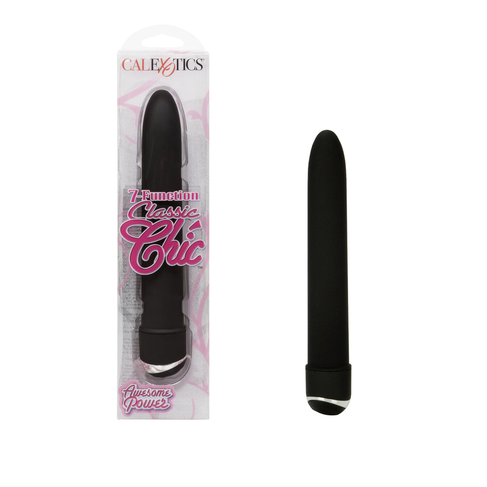 7-Function Classic Chic Standard Black | 716770057815 | Discreet Personal Wellness