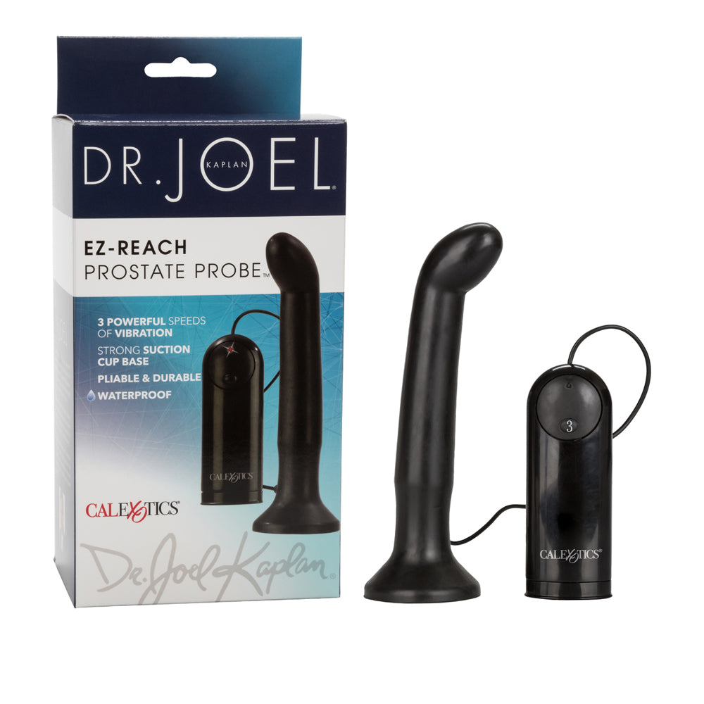 Dr. Joel Kaplan EZ-Reach Prostate Probe Black | 716770058539 | Discreet Personal Wellness