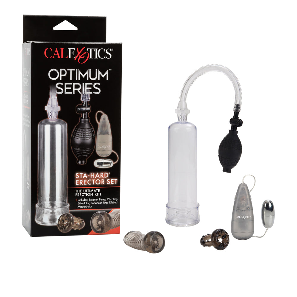 Optimum Series Sta-Hard Erector Set Clear | 716770058669 | Discreet Personal Wellness