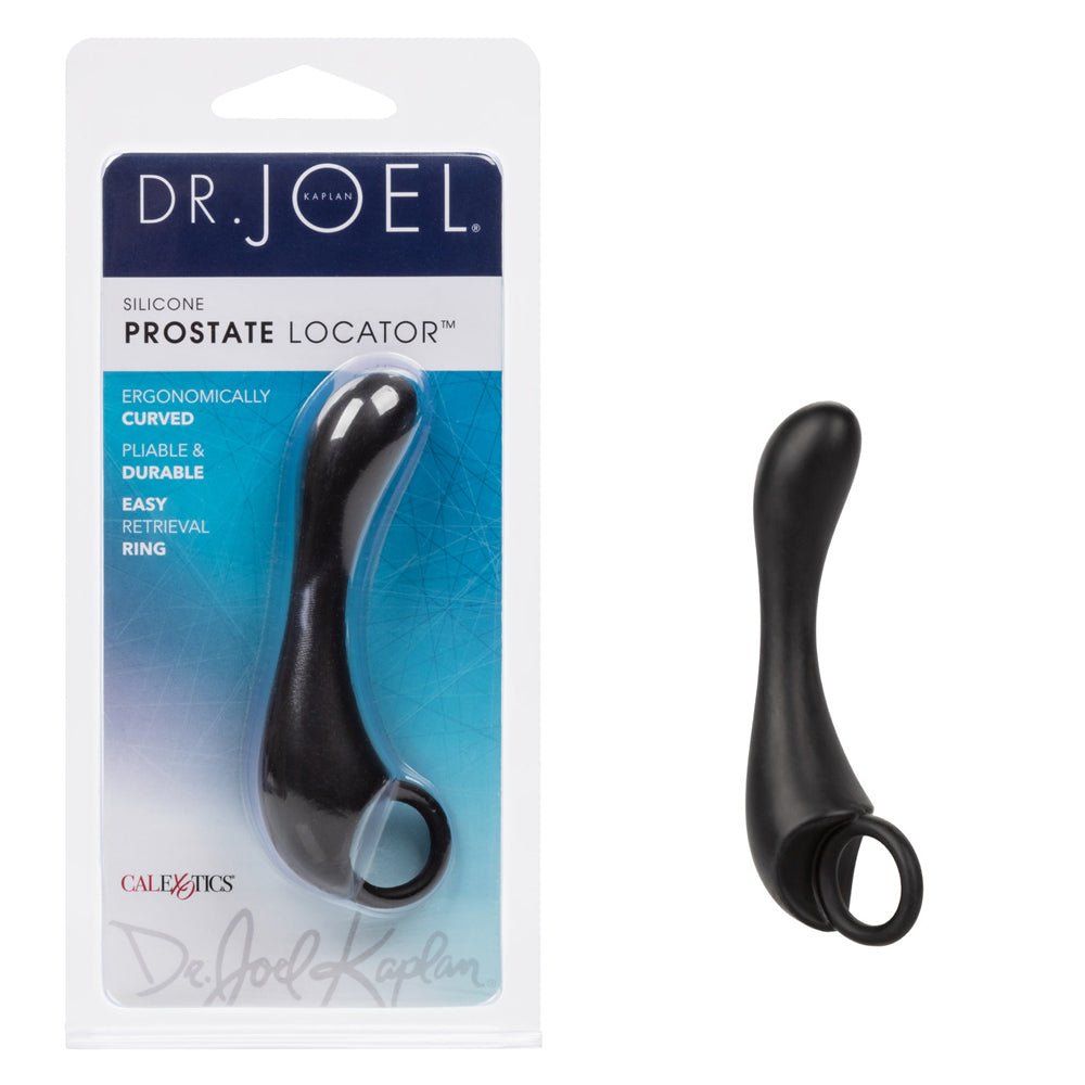 Dr. Joel Kaplan Silicone Prostate Locator Black | 716770059659 | Discreet Personal Wellness