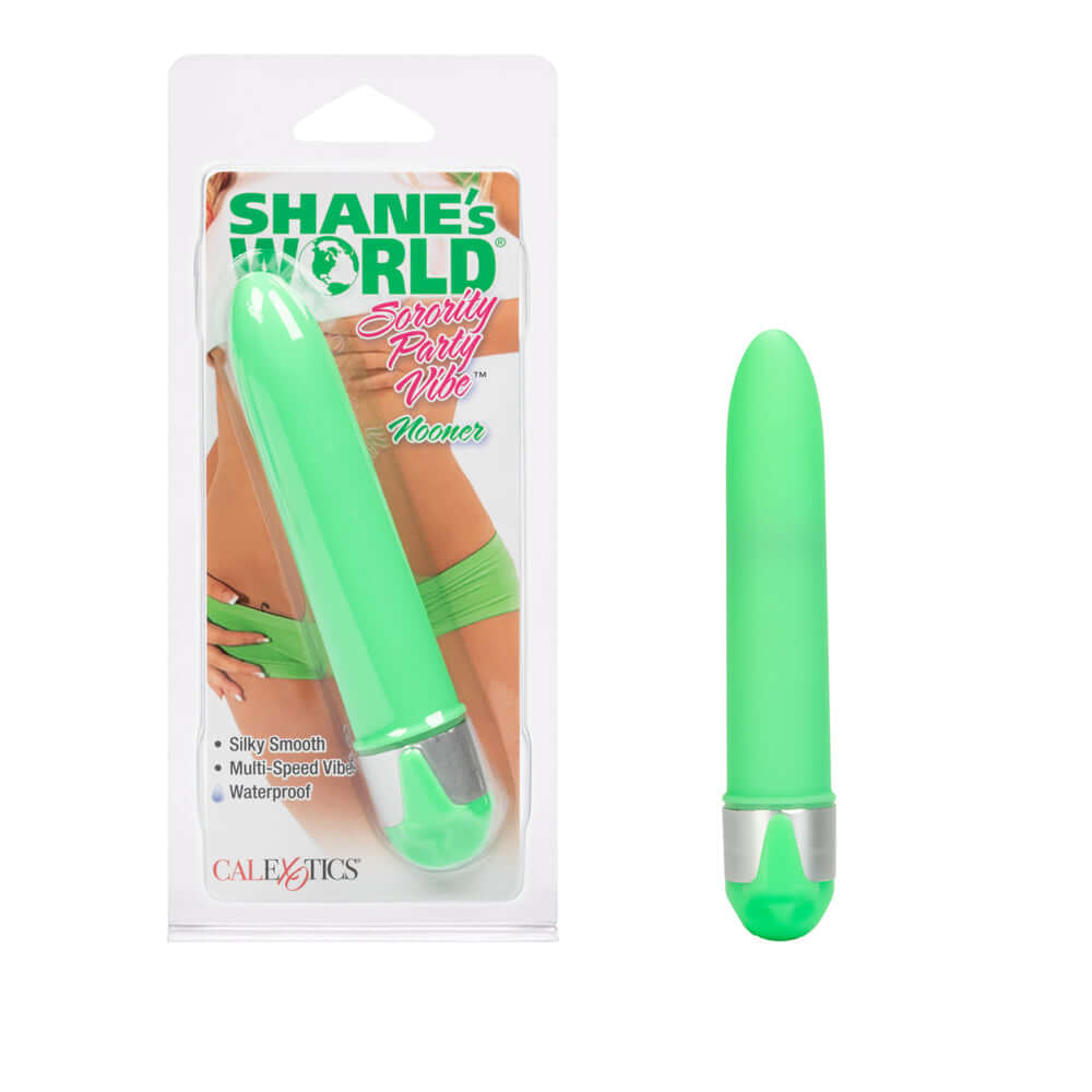 Shane's World Sorority Party Vibe Nooner Green | 716770060075 | Discreet Personal Wellness