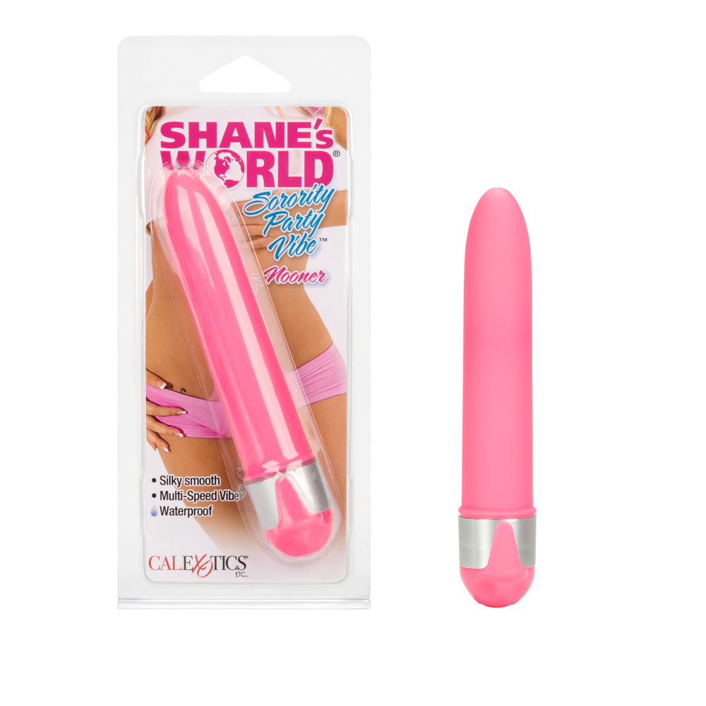 Shane's World Sorority Party Vibe Nooner Pink | 716770060099 | Discreet Personal Wellness