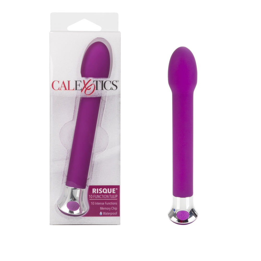 Risqu&eacute; 10-Function Tulip Purple | 716770066916 | Discreet Personal Wellness