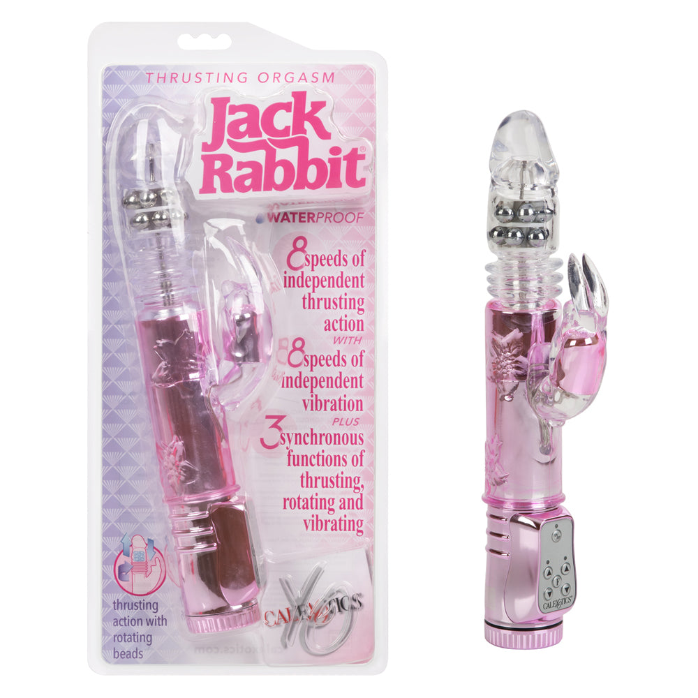 Jack Rabbit Thrusting Orgasm Jack Rabbit Pink | 716770072207 | Discreet Personal Wellness