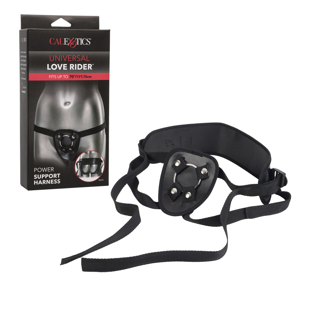 Universal Love Rider Power Support Harness Black | 716770073716 | Discreet Personal Wellness