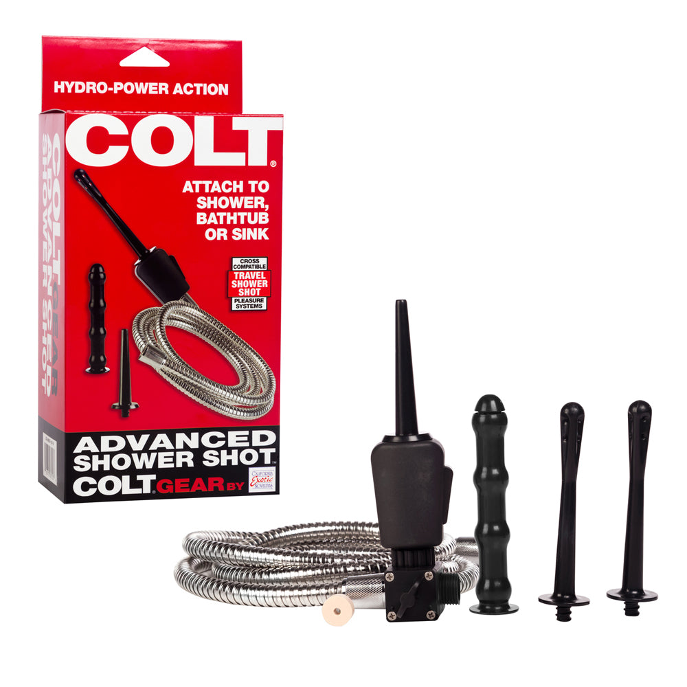 Colt Advanced Shower Shot Black | 716770075536 | Discreet Personal Wellness