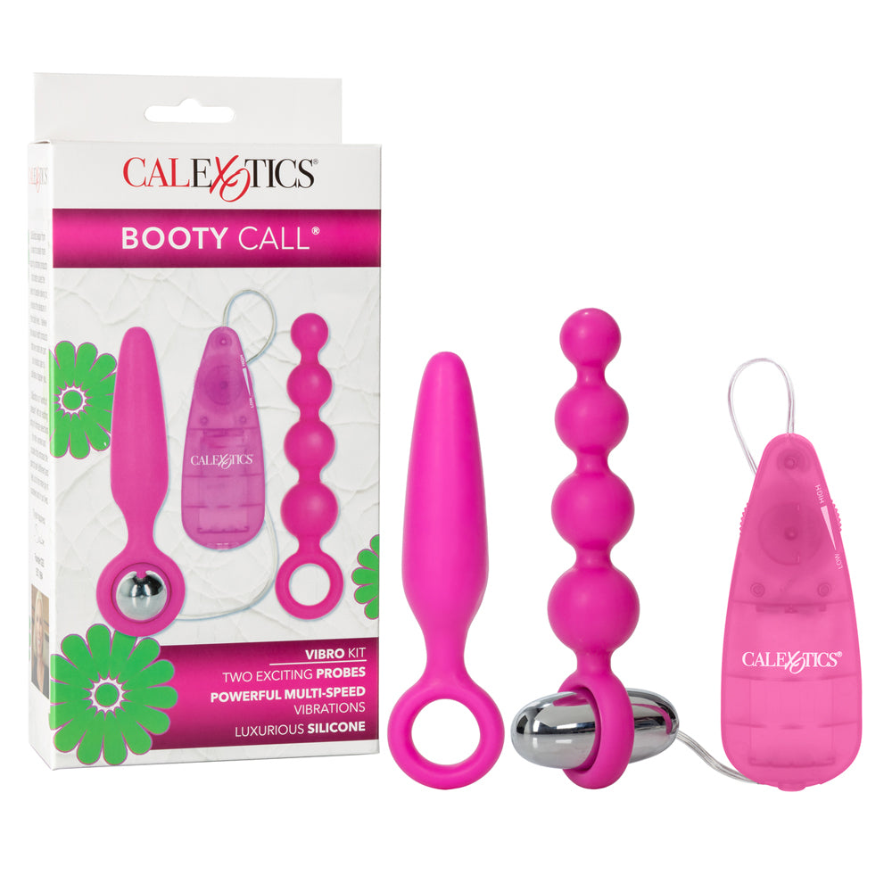Booty Call Booty Vibro Kit Pink | 716770078179 | Discreet Personal Wellness